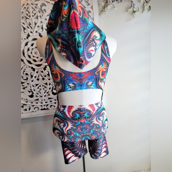 BADINKA BEYOND DIVERGENCY CATSUIT HOODIE ROMPER BACK & FRONT OPENING COSPLAY XS - Picture 6 of 15